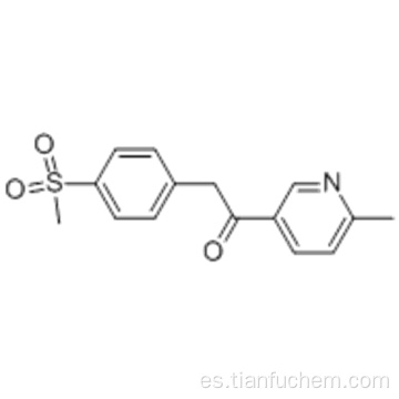 2- (4-MESYLPHENYL) -1- (6-METHYLPYRIDIN-3-YL) - ETHAN-1-ONE CAS 221615-75-4